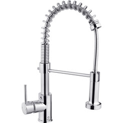 Смеситель для кухни Perla Henry PBZ6912 (хром, с выдвижной лейкой и гибким изливом), Цвет производителя: хром, фото 