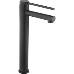 Смеситель для умывальника Perla Jessy PSS1223B (черный, высокий), Цвет производителя: нержавейка, фото 