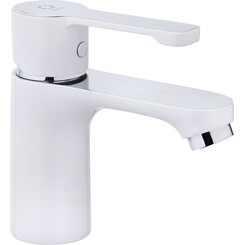 Смеситель для умывальника Perla Vinchi PSA2108 (белый/хром), Цвет производителя: белый, фото 