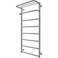 Водяной полотенцесушитель Mario Inox Готель 1.8.044543.P (530x1170, с полкой), Доступные размеры: 530 x 1170, фото 