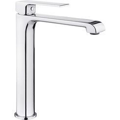 Смеситель для умывальника Perla Teddy PBZ6113 (хром, высокий), Цвет производителя: хром, фото 