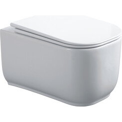 Безободковый подвесной унитаз Volle Puerta 2.0 Vortice 1331.002000 (воронкообразный, c сиденьем), фото 