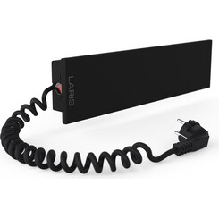 Электрический полотенцесушитель Laris Зебра Смарт ЧФ(Ч) 73207956 (400x100, черный матовый, универсальный), фото 