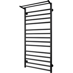 Електрична рушникосушарка Devit Allround AL5001200EBS (500x1200, чорна матова, сенсорна), Доступні розміри: 500 x 1200, Колір виробника: чорний матовий, Підключення рушникосушарки: універсальне, фото 