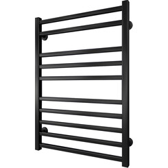 Електрична рушникосушарка Devit Universal UN500800EBS (500x800, чорна матова, права, сенсорна), фото 