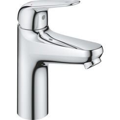 Смеситель для умывальника Grohe QuickFix Swift M-Size Chrome 24326001 (хром, с донным клапаном), фото 