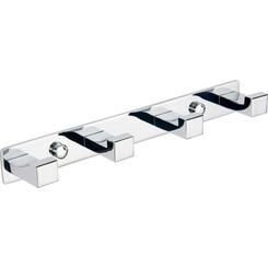 Гачок для ванної кімнати VBI Quadro Gold VBI-049704CH (хром, четверний), Колір виробника: хром, фото 