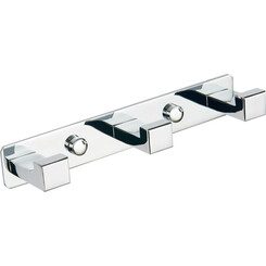 Гачок для ванної кімнати VBI Quadro Chrome VBI-049703CH (хром, потрійний), Колір виробника: хром, фото 