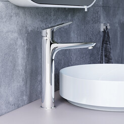 Змішувач для умивальника Damixa Jupiter Chrome 770250001 (хром, високий), Колір виробника: хром, фото 