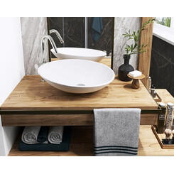 Умивальник Snail Лотос White Matt 173A100M (50x40 см, білий матовий, чаша), Колір виробника: білий матовий, фото 