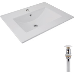 Умывальник Qtap Albatross White Glossy QT01113060CW148473 (62x46 см, с донным клапаном), фото 