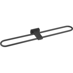 Полотенцедержатель Kroner KRM Graz - GRP95609 (графит, кольцо), Цвет производителя: графит, фото 