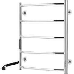 Електрична рушникосушарка Kroner KRP Diva DV-EL60x50-5 (500x600, ліва, сенсорна), Доступні розміри: 500 x 600, Підключення рушникосушарки: ліве, фото 