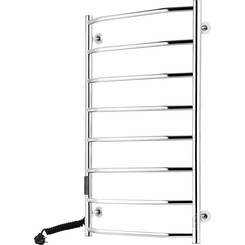 Електрична рушникосушарка Kroner KRP Diva DV-EL90x50-8 (500x900, ліва, сенсорна), Доступні розміри: 500 x 900, Підключення рушникосушарки: ліве, фото 