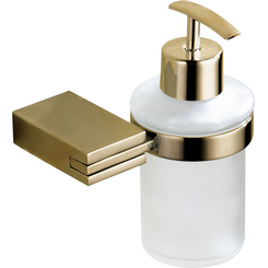 Дозатор для рідкого мила VBI Neptune Gold VBI-040506GL (золото, настінний), Колір виробника: золото, фото 