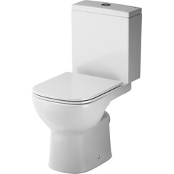 Безободковый унитаз-компакт Am.Pm Pride AquaSpin CPA8900SC (воронкообразный, с сиденьем), фото 