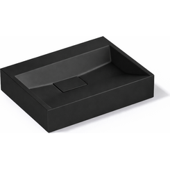 Умивальник VBI Este 50 Black VBI-019904 (50x38 см, чорний матовий), Доступні розміри: 50 x 38, Колір виробника: чорний матовий, фото 