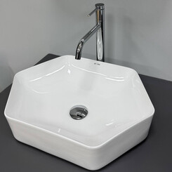 Умывальник VBI Quaglio White VBI-012622 (48x36 см), фото 