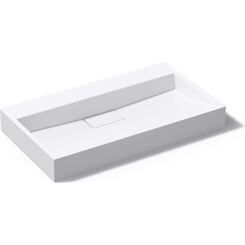 Умивальник VBI Este 80 White VBI-019914 (80x46 см, білий глянсовий), Доступні розміри: 80 x 46, Колір виробника: білий глянець, фото 