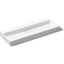 Умивальник VBI Este 120 White VBI-019926 (120x46 см, білий глянсовий), Доступні розміри: 120 x 46, Колір виробника: білий глянець, фото 