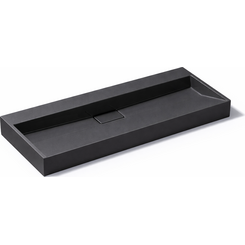 Умивальник VBI Este 120 Black VBI-019929 (120x46 см, чорний матовий), Доступні розміри: 120 x 46, Колір виробника: чорний матовий, фото 