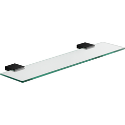 Полиця у ванну VBI Neptune Black VBI-040509BL (52x14.5 см, чорна, настінна), Колір виробника: чорний, фото 