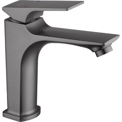Смеситель для умывальника Kroner KRP Vog GRP010 (графит), фото 