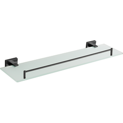 Полиця у ванну VBI Mars Black VBI-040109BL (52x12.5 см, чорна, настінна), Колір виробника: чорний, фото 