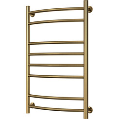 Водяной полотенцесушитель Navin Камелия 00-507030-5080 (500x800, бронза), Доступные размеры: 500 x 800, Цвет производителя: бронза, Подключение полотенцесушителя: нижнее, фото 