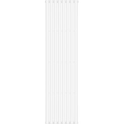 Вертикальний радіатор Navin Ellipse White 02-145032-4818 (48x180, білий глянсовий), Колір виробника: білий глянець, фото 