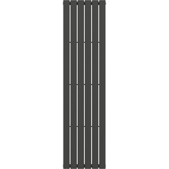 Вертикальный радиатор Navin Largo Black Matt 02-244062-4518 (45x180, черный муар), Доступные размеры: 45 x 180, Цвет производителя: черный муар, фото 