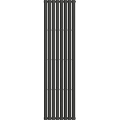 Вертикальний радіатор Navin Ellipse Black Matt 02-245032-4818 (48x180, чорний муар), Колір виробника: чорний муар, фото 