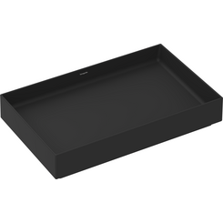 Умивальник Hansgrohe Xuniva Evo E 60326670 (65x40 см, чорний матовий), Колір виробника: чорний матовий, фото 