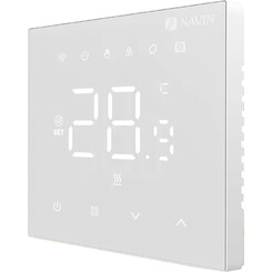 Терморегулятор для котла Navin WT410 W-3А (24-104273-8686, білий глянсовий, з Wi-Fi), Колір виробника: білий глянець, фото 