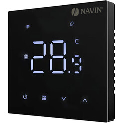 Терморегулятор для котла Navin WT410 B-3А (24-604273-8686, чорний матовий, з Wi-Fi), Колір виробника: чорний матовий, фото 