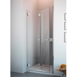 Душові двері Radaway Carena Chrome DWB 134582-01-01NL (70 см, скло прозоре, петлі хром, ліві), фото 