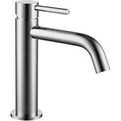Змішувач для умивальника Devit Flow Brushed Nickel 550534N (брошований нікель), Колір виробника: брашований нікель, фото 
