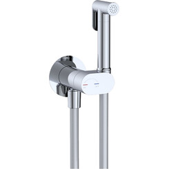 Гигиенический душ со смесителем Devit Flow 550539C (скрытого монтажа, хром), Цвет производителя: хром, фото 