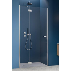 Душові двері Radaway Garda DWJ Chrome 10710100-01-01L (100 см, скло прозоре, хром, ліві), Доступні розміри: 100 L, Колір виробника: прозоре скло, обробка хром, Расположение проема (входа): справа, фото 