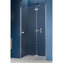 Душові двері Radaway Garda DWJ Chrome 10710100-01-01R (100 см, скло прозоре, хром, праві), Доступні розміри: 100 R, Колір виробника: прозоре скло, обробка хром, Расположение проема (входа): слева, фото 