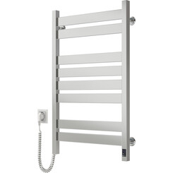 Электрический полотенцесушитель Navin Largo Sensor 10-044153-5080 (500x800, хром, левый, сенсорный, с таймером), Доступные размеры: 500 x 800, Цвет производителя: хром, Подключение полотенцесушителя: левое, фото 