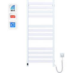 Електрична рушникосушарка Navin Largo Sensor Wi-Fi 12-844055-5012 (500x1200, біла, права, сенсорна, з таймером), Доступні розміри: 500 x 1200, Колір виробника: білий глянець, Підключення рушникосушарки: праве, фото 