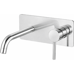 Смеситель скрытого монтажа для умывальника VBI Milano Long 2 Chrome VBI-050112CH (хром, внутренняя часть в комплекте), Цвет производителя: хром, фото 