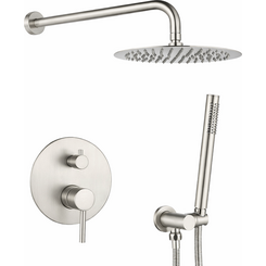 Душевая система VBI Milano Nickel VBI-050109NI (никель, скрытого монтажа), Цвет производителя: никель, фото 