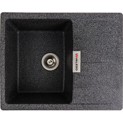 Мийка для кухні Valeso Zirkone 6250 (SP000047317, 62х50 см, графіт), Колір виробника: графіт, фото 