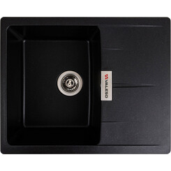 Мийка для кухні Valeso Zirkone 6250 (SP000047166, 62х50 см, чорний металік), Колір виробника: чорний металік, фото 
