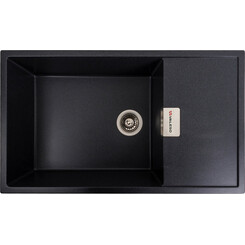 Мийка для кухні Valeso Diamond 8650 (SP000047325, 86х50 см, карбон), Колір виробника: карбон, фото 