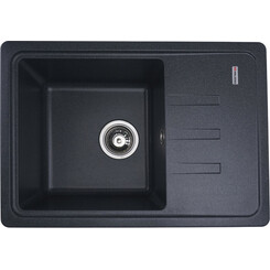 Мийка для кухні Valeso Liana 6243 (SP000046811, 62х43 см, антрацит), Колір виробника: антрацит, фото 