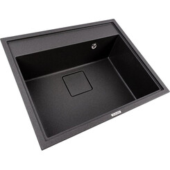 Мийка для кухні Valeso Sherlit 6050 (SP000049291, 60х50 см, моріон), Колір виробника: моріон, фото 