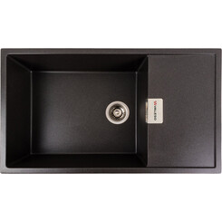 Мийка для кухні Valeso Diamond 8650 (SP000047242, 86х50 см, моріон), Колір виробника: моріон, фото 